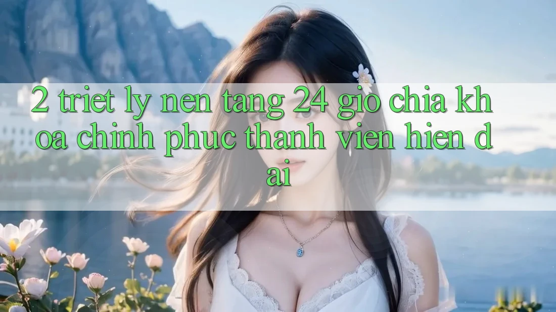 2. Triết Lý “Nền Tảng 24 Giờ” - Chìa Khóa Chinh Phục Thành viên Hiện Đại 2. Triết Lý “Nền Tảng 24 Giờ” - Chìa Khóa Chinh Phục Thành viên Hiện Đại
