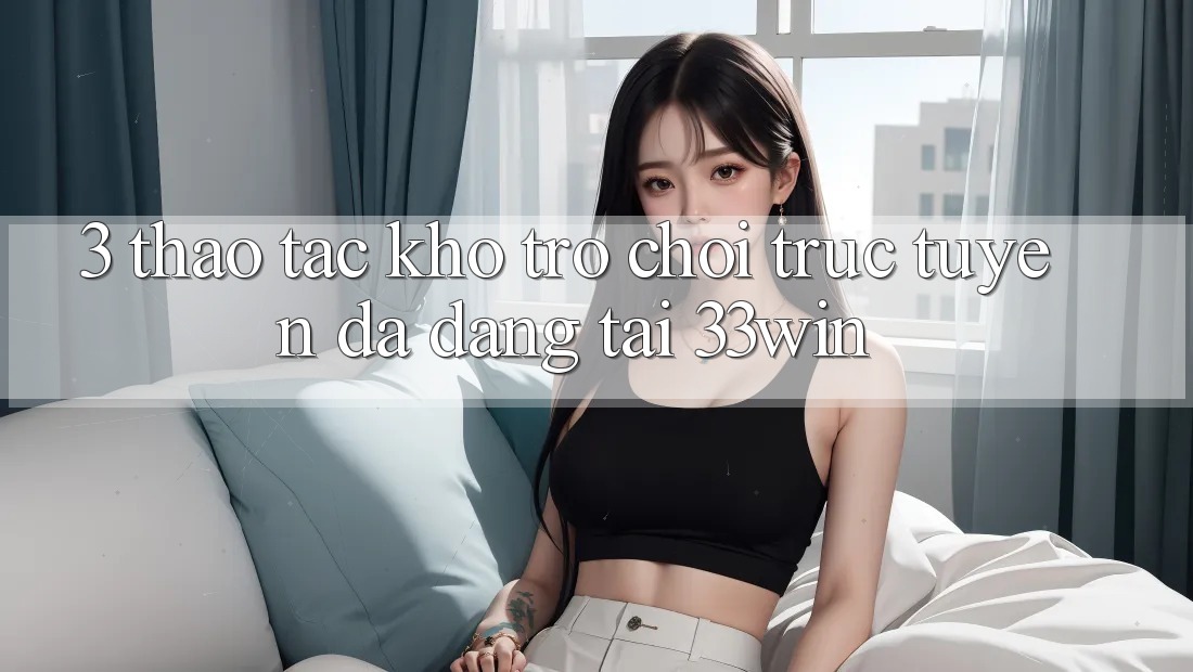 3. Thao tác Kho Trò chơi trực tuyến Đa Dạng Tại 33win