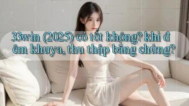 33win (2025) có tốt không khi đêm khuya, thu thập bằng chứng