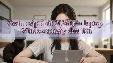 33win cập nhật 2026 trên laptop Windows ngày đầu tiên