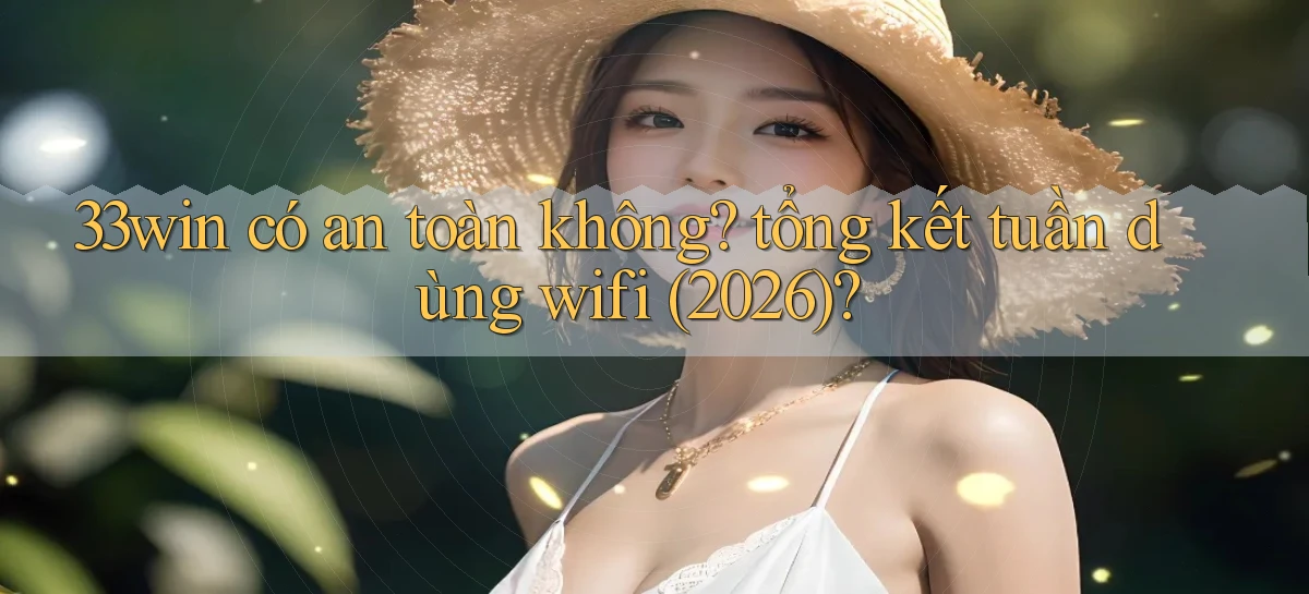 33win có an toàn không tổng kết tuần dùng wifi (2026)