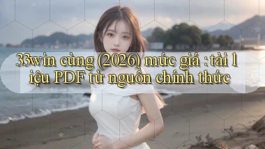 33win cùng (2026) mức giá tài liệu PDF từ nguồn chính thức