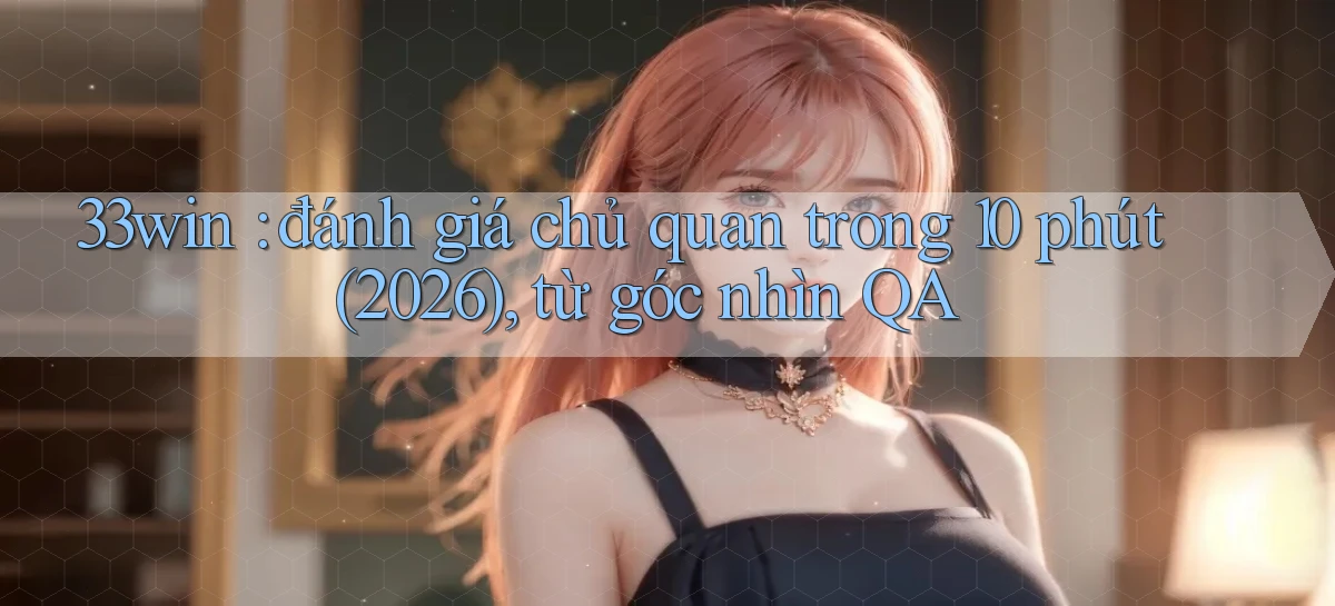 33win đánh giá chủ quan trong 10 phút (2026), từ góc nhìn QA