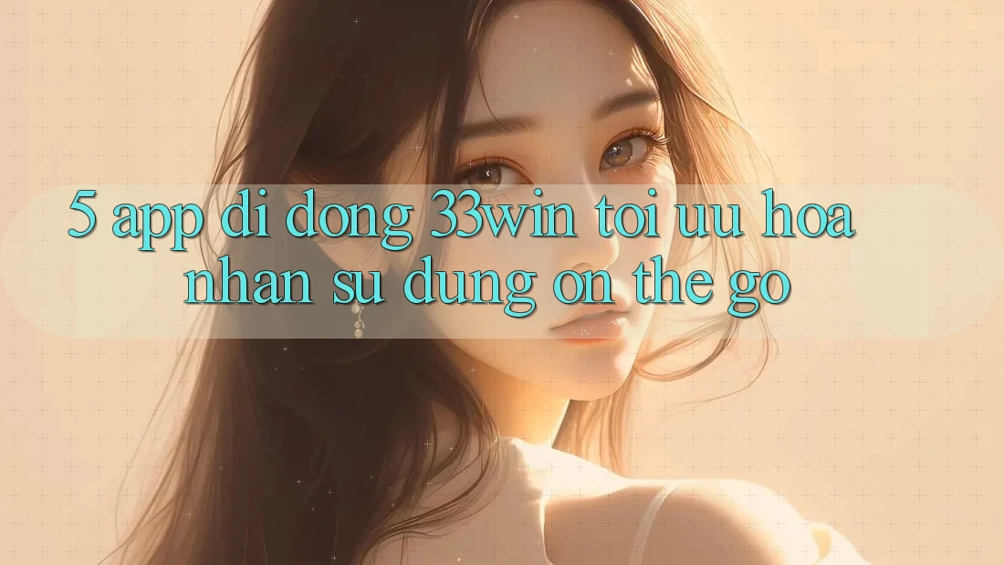 5. App Di Động 33win - Tối Ưu Hóa Nhận sử dụng “On-The-Go”