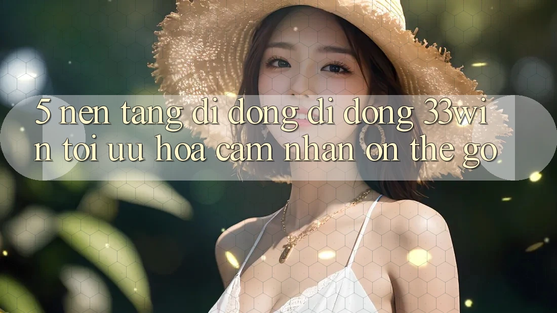 5. Nền tảng di động Di Động 33win - Tối Ưu Hóa Cảm nhận “On-The-Go”