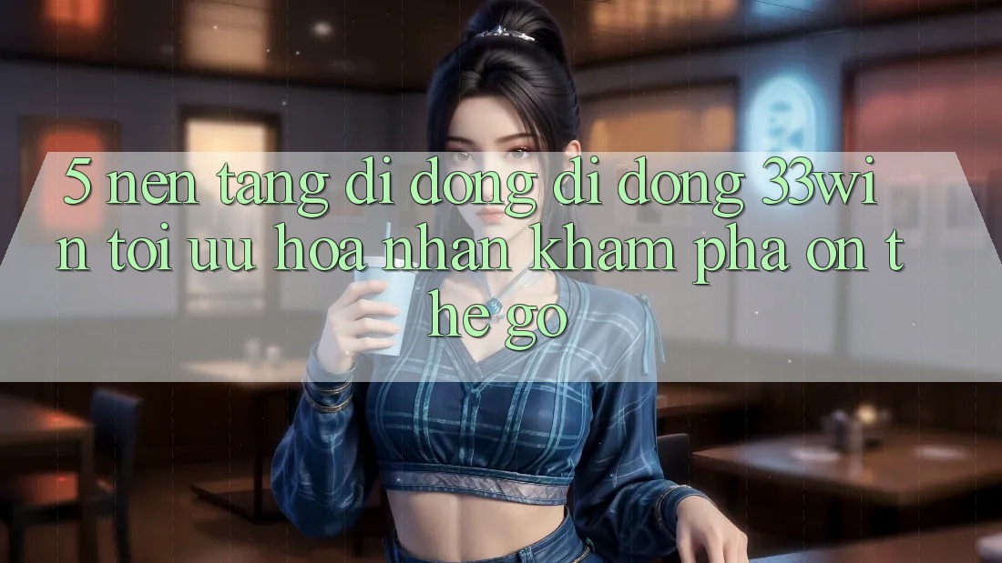 5. Nền tảng di động Di Động 33win - Tối Ưu Hóa Nhận khám phá “On-The-Go”