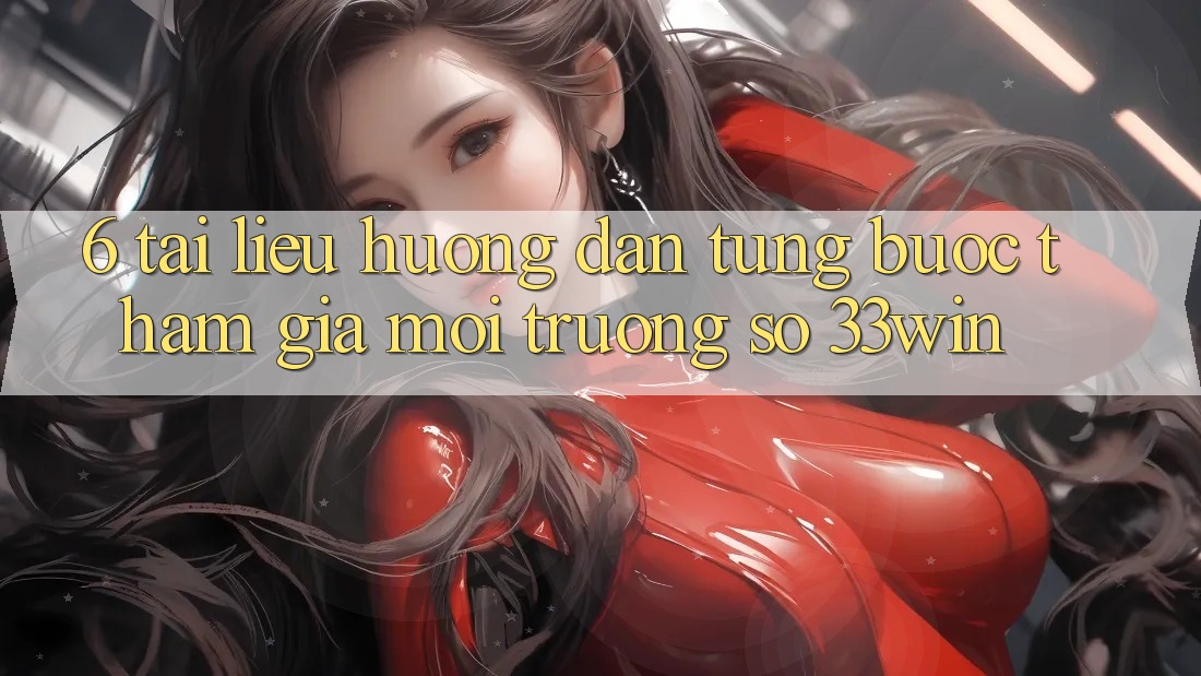 6. Tài liệu hướng dẫn Từng Bước Tham Gia Môi trường số 33win