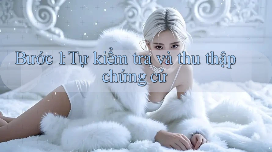 Bước 1: Tự kiểm tra và thu thập chứng cứ Bước 1: Tự kiểm tra và thu thập chứng cứ