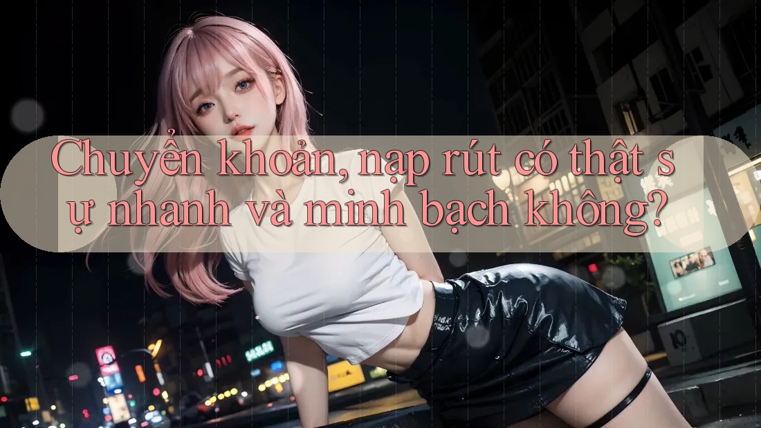 Chuyển khoản, nạp rút có thật sự nhanh và minh bạch không?