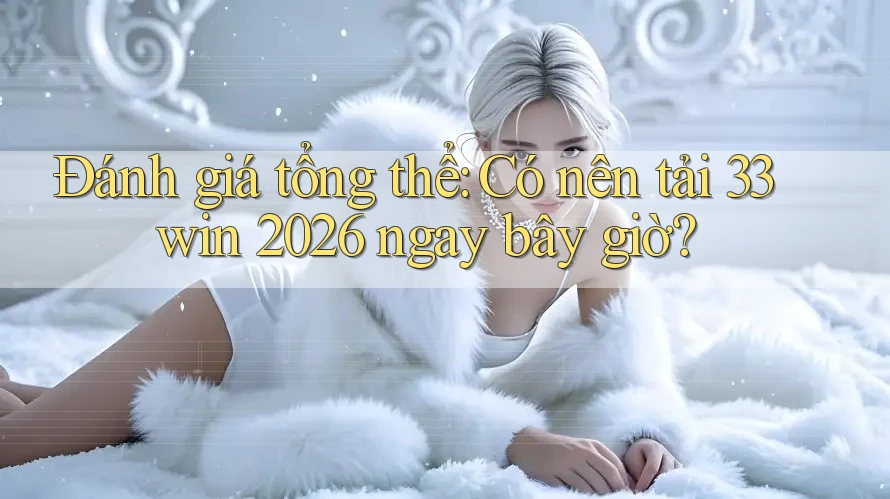 Đánh giá tổng thể: Có nên tải 33win 2026 ngay bây giờ? Đánh giá tổng thể: Có nên tải 33win 2026 ngay bây giờ?