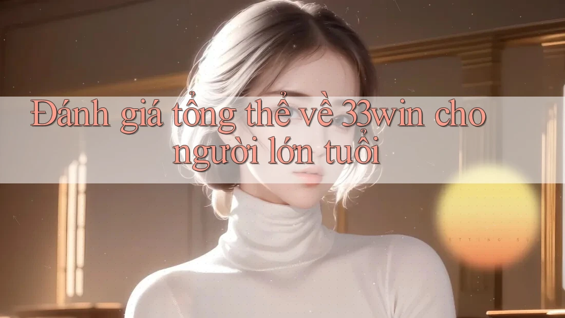 Đánh giá tổng thể về 33win cho người lớn tuổi