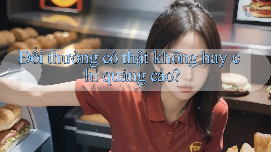 Đổi thưởng có thật không hay chỉ quảng cáo? Đổi thưởng có thật không hay chỉ quảng cáo?