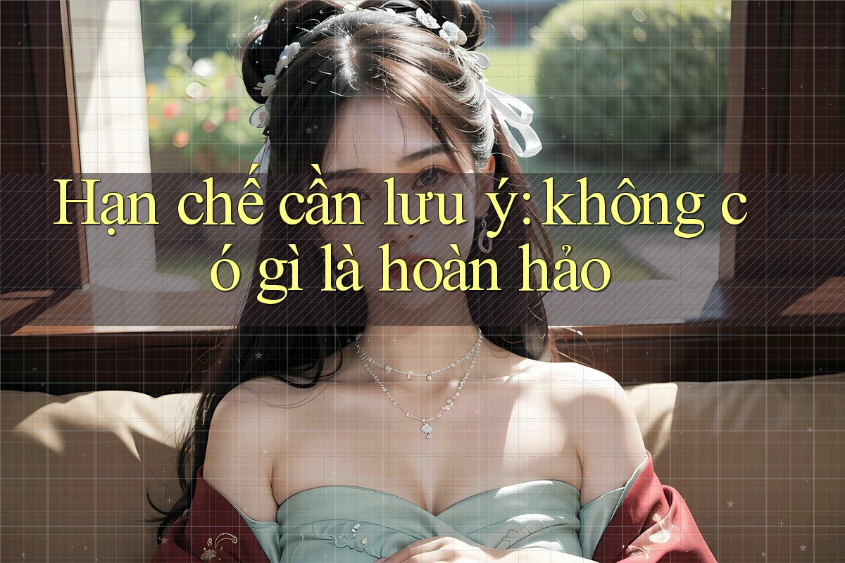 Hạn chế cần lưu ý — không có gì là hoàn hảo