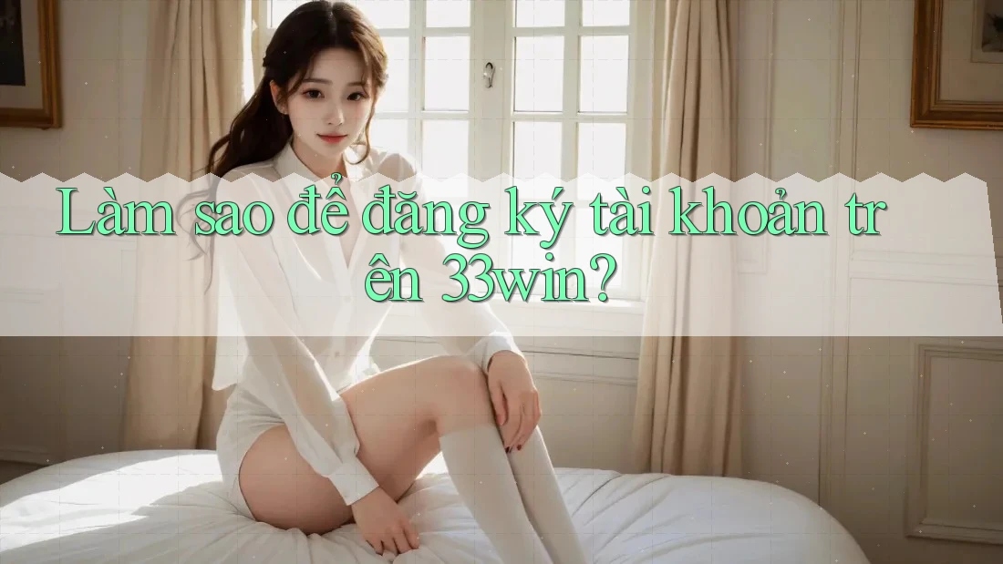 Làm sao để đăng ký tài khoản trên 33win?