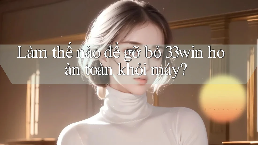 Làm thế nào để gỡ bỏ 33win hoàn toàn khỏi máy?