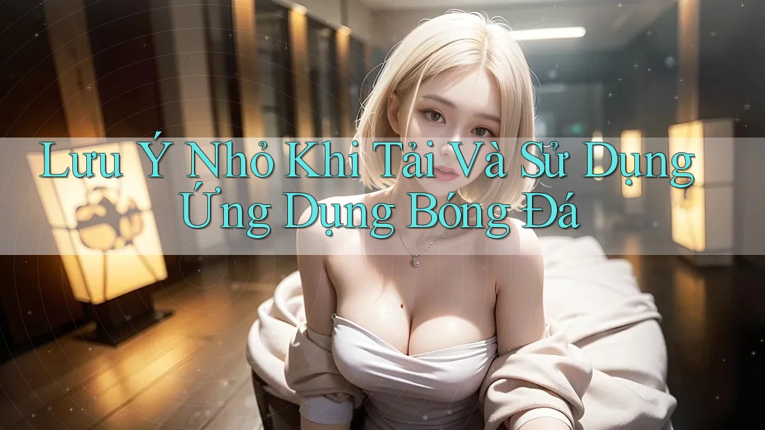 Lưu Ý Nhỏ Khi Tải Và Sử Dụng Ứng Dụng Bóng Đá
