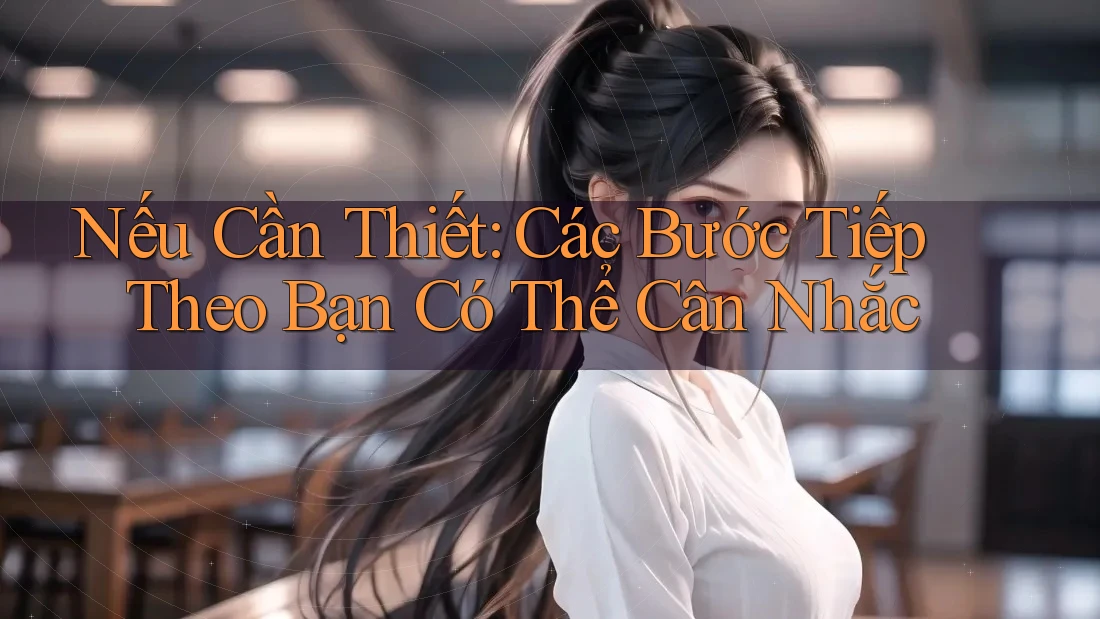 Nếu Cần Thiết: Các Bước Tiếp Theo Bạn Có Thể Cân Nhắc