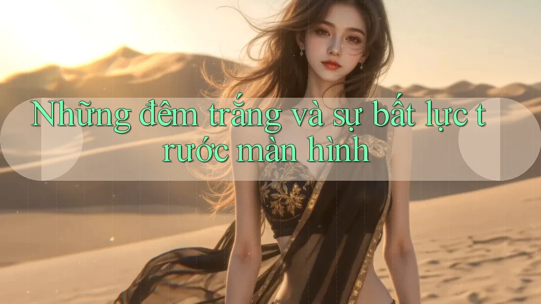 Những đêm trắng và sự bất lực trước màn hình