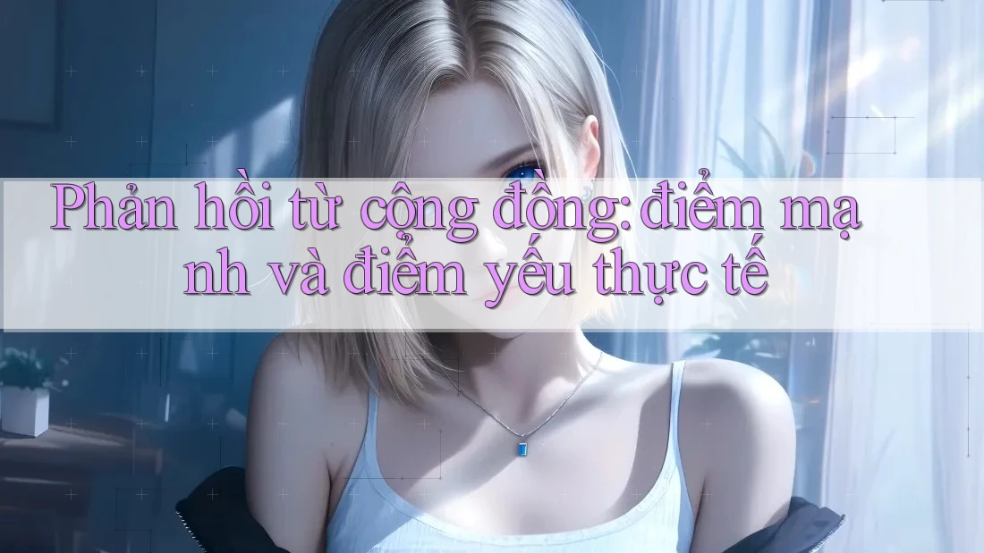 Phản hồi từ cộng đồng - điểm mạnh và điểm yếu thực tế