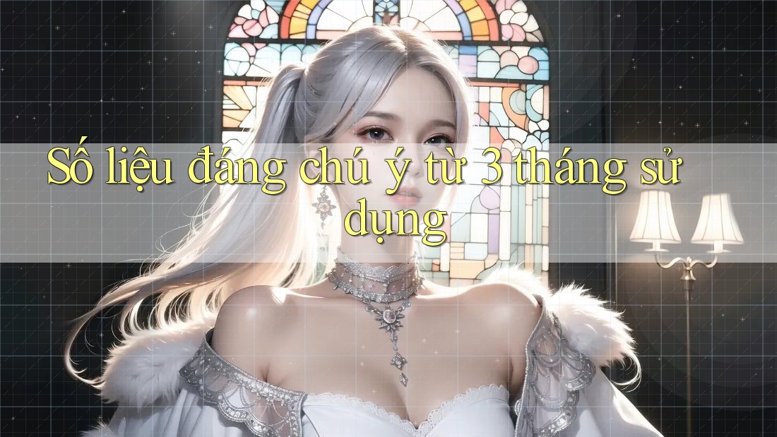 Số liệu đáng chú ý từ 3 tháng sử dụng