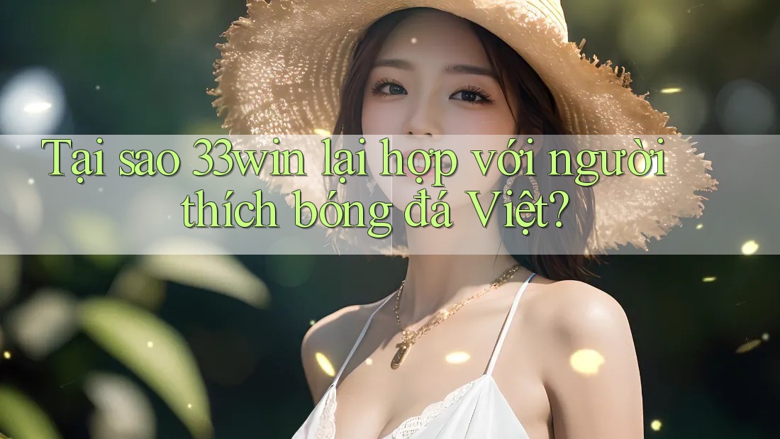 Tại sao 33win lại hợp với người thích bóng đá Việt?