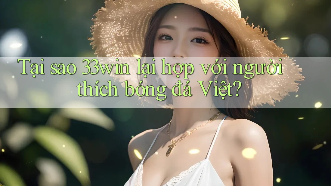 Tại sao 33win lại hợp với người thích bóng đá Việt?