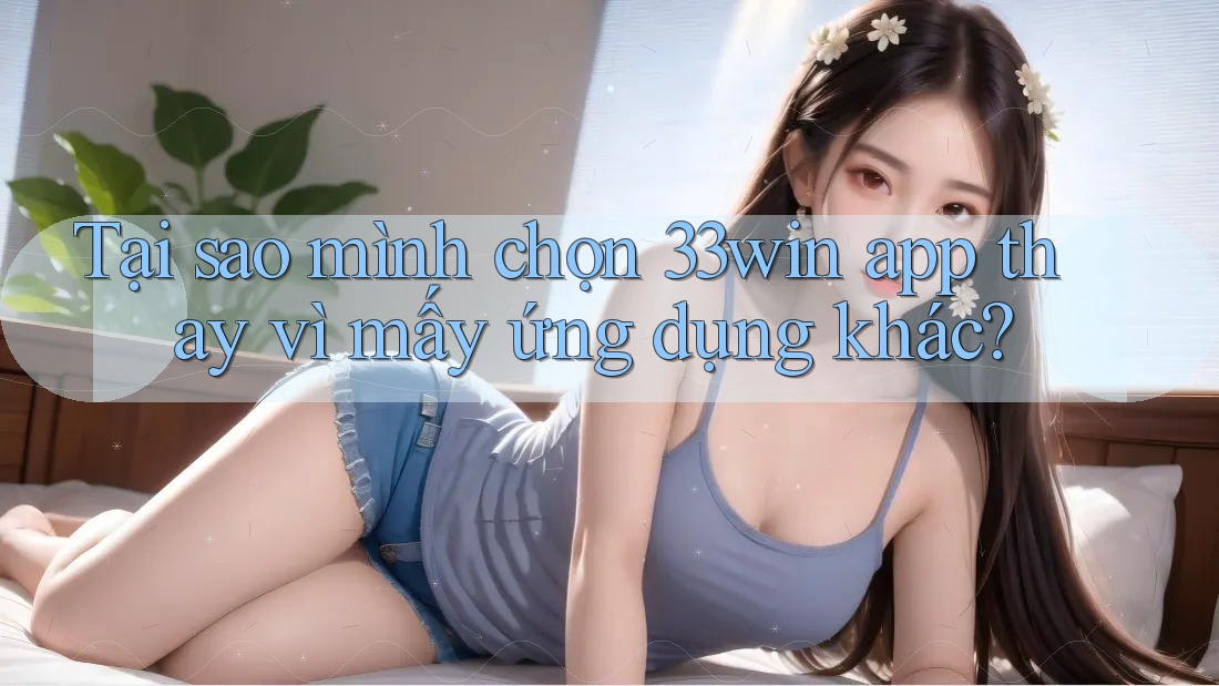 Tại sao mình chọn 33win app thay vì mấy ứng dụng khác? Tại sao mình chọn 33win app thay vì mấy ứng dụng khác?