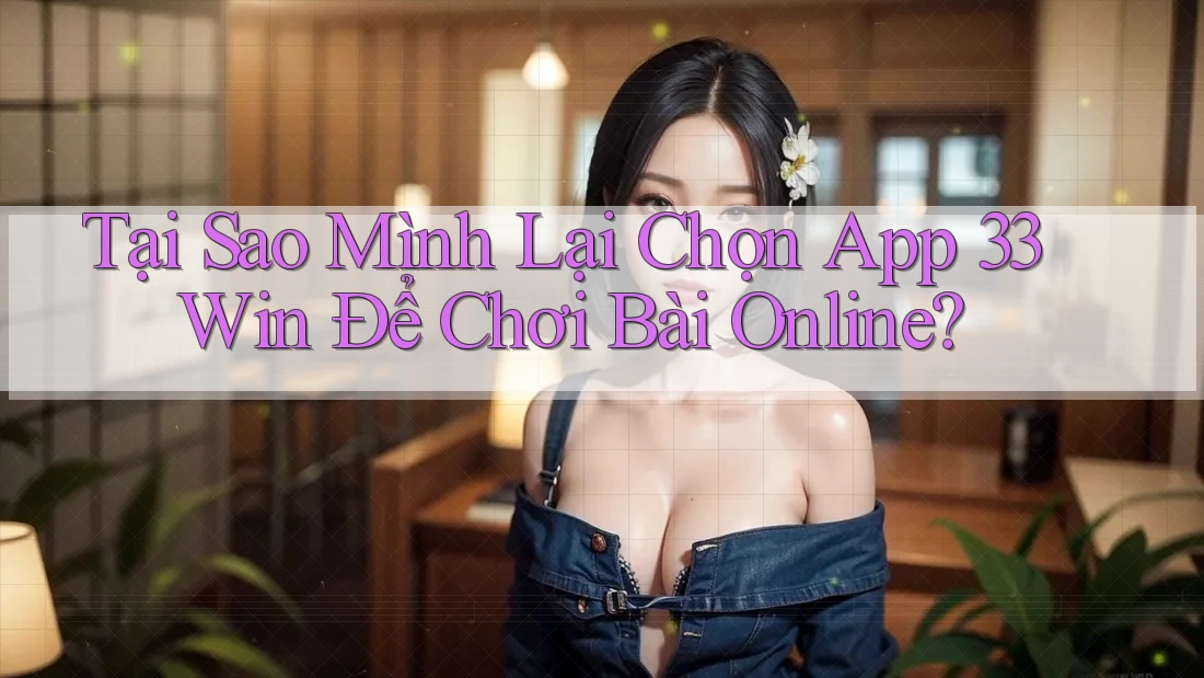 Tại Sao Mình Lại Chọn App 33Win Để Chơi Bài Online?