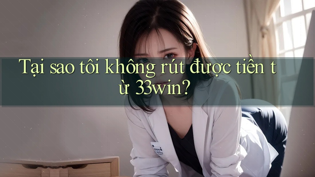 Tại sao tôi không rút được tiền từ 33win?