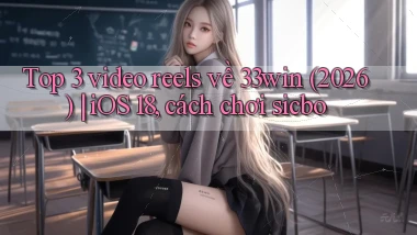 Top 3 video reels về 33win (2026) iOS 18, cách chơi sicbo