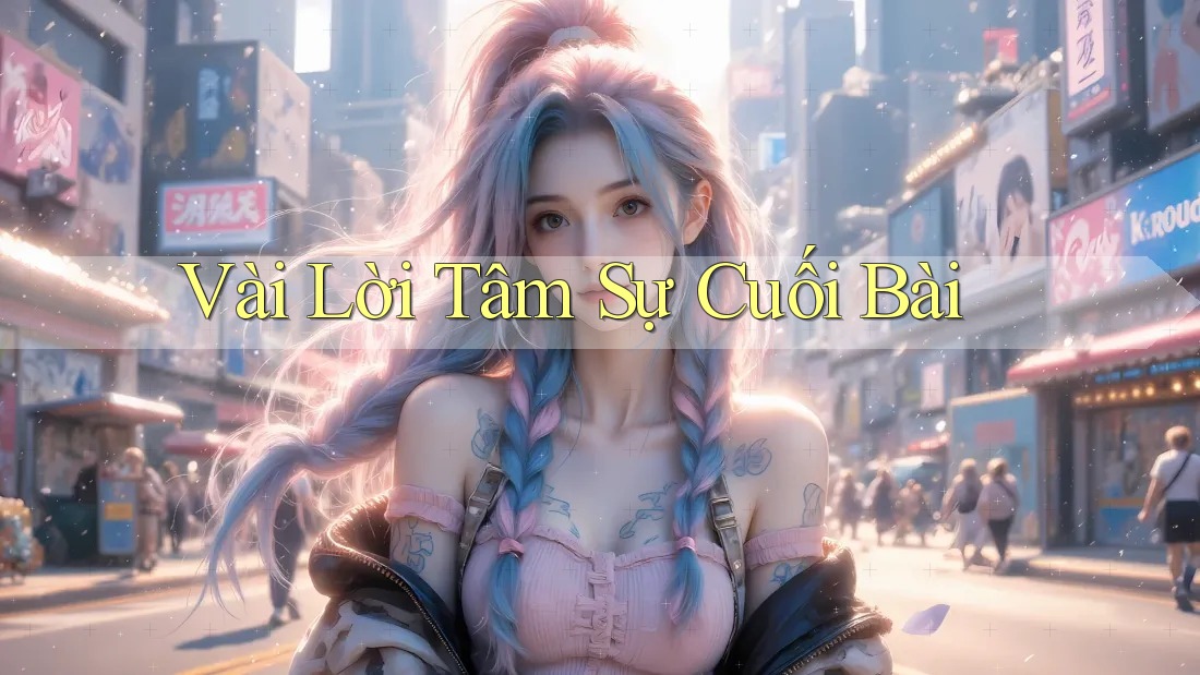 Vài Lời Tâm Sự Cuối Bài. . .