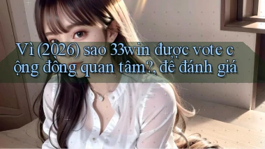 Vì (2026) sao 33win được vote cộng đồng quan tâm, để đánh giá